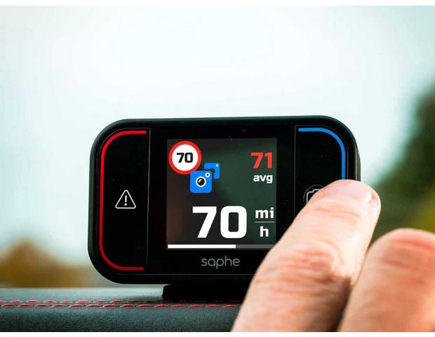 Saphe Drive Pro Car Alarm System Warns About Speed Camera And Road