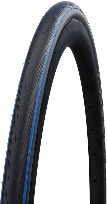 Halfords Schwalbe Lugano Ii K-Guard Wired Road Bike Tyre 700X25C Blue Stripes | Extra 8% off for BC Members