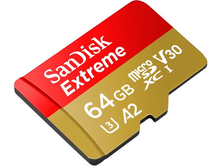 SanDisk Extreme microSDXC 64GB V30