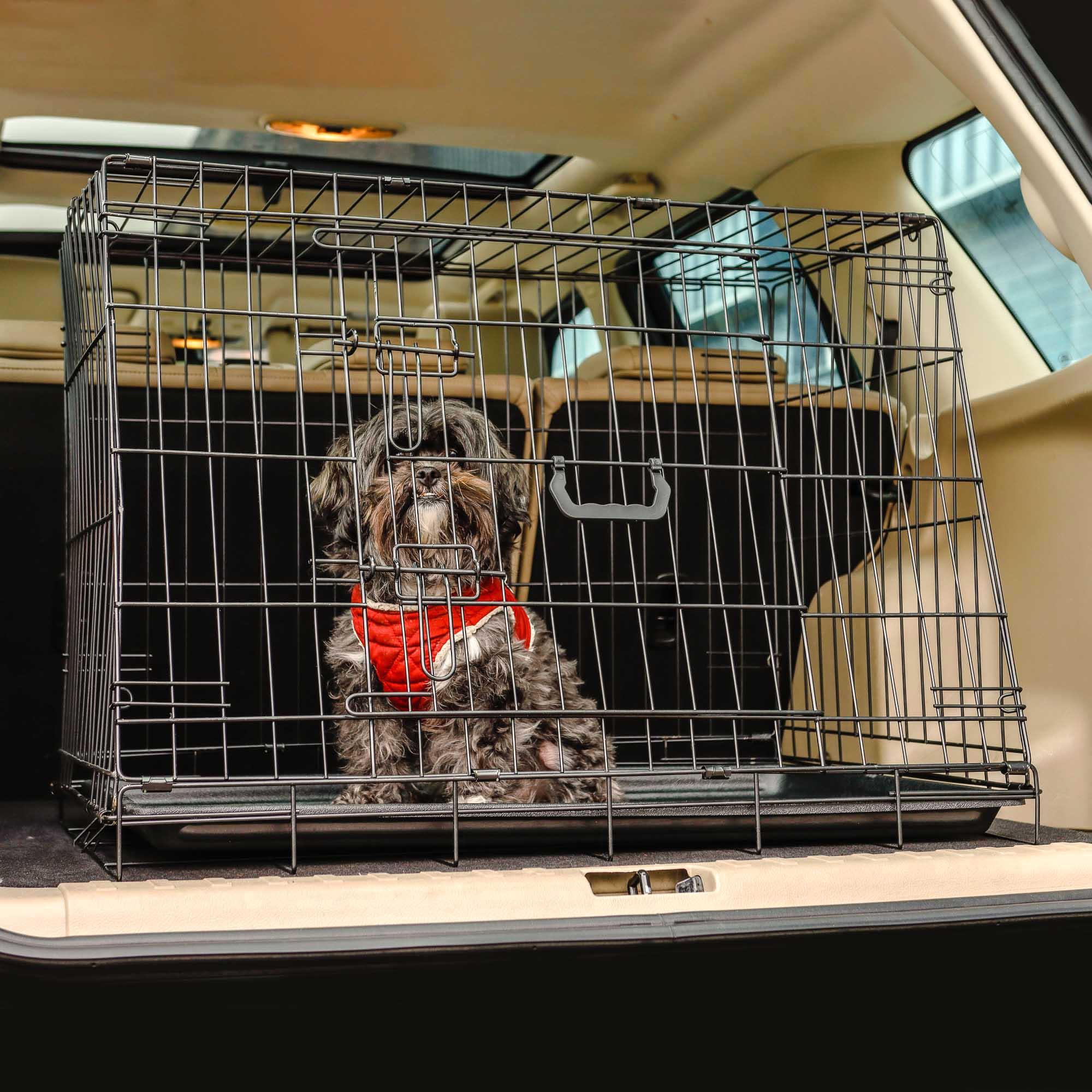 Streetwize 30" Delux Slanted Dog Crate - Medium