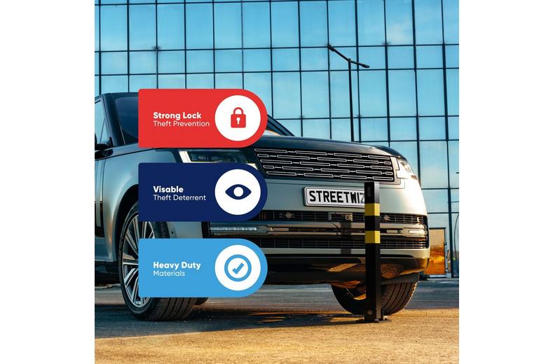 Streetwize Folding Parking Post - Square Streetwize Folding Parking Post - Square