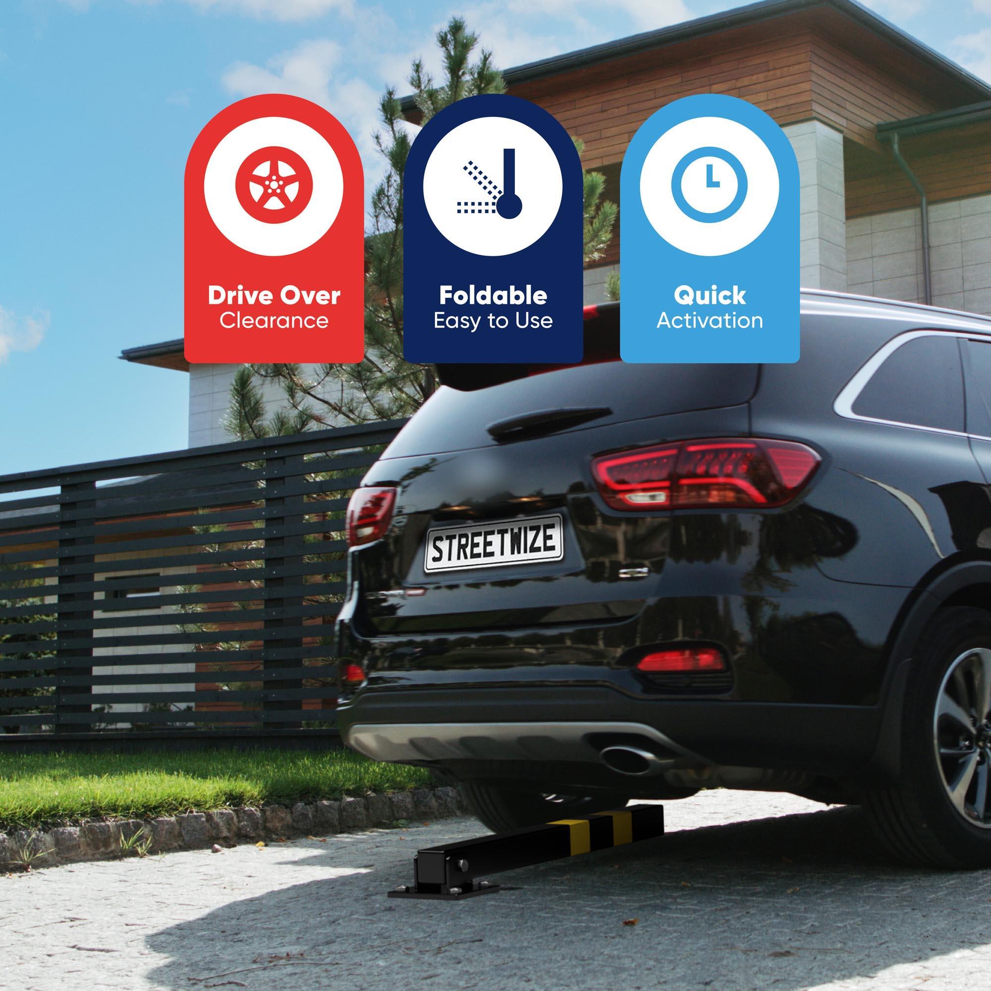 Streetwize Folding Parking Post - Square