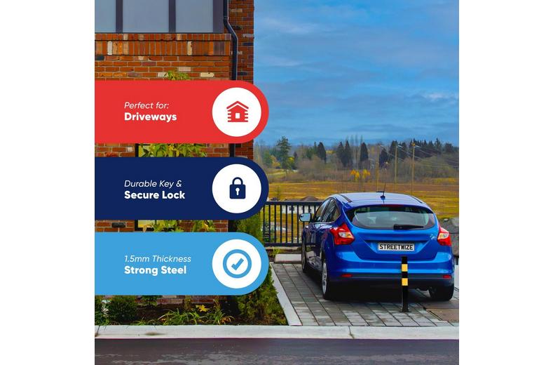 Streetwize Heavy Duty Folding Parking Post Streetwize Heavy Duty Folding Parking Post