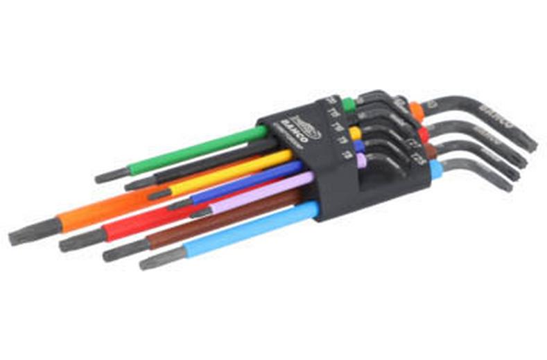 Bahco 9pc Coloured Torx Keys Set Bahco 9pc Coloured Torx Keys Set