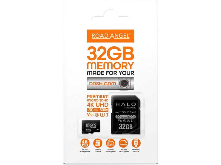 Road Angel Dashcam Optimised 32GB Micro SD Card
