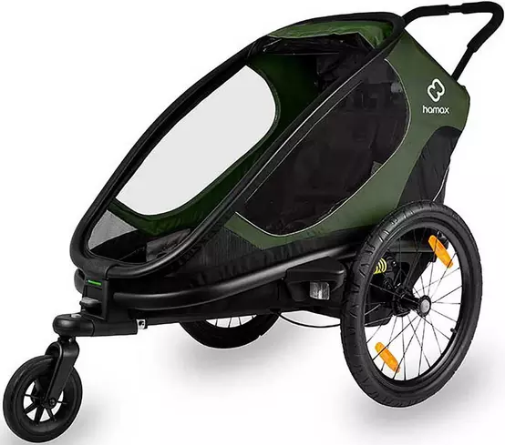 Halfords child store bike trailer