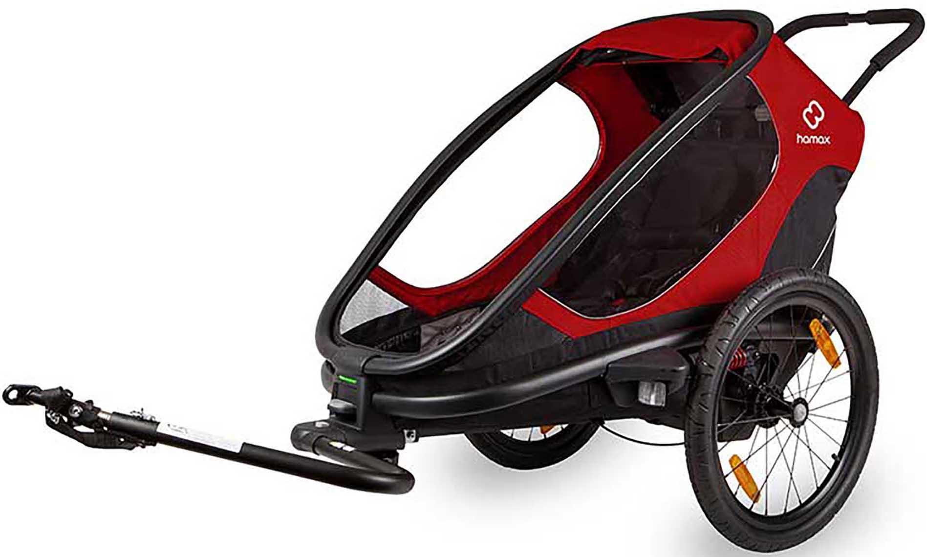 Outback One Child Bike Trailer, Green/Black