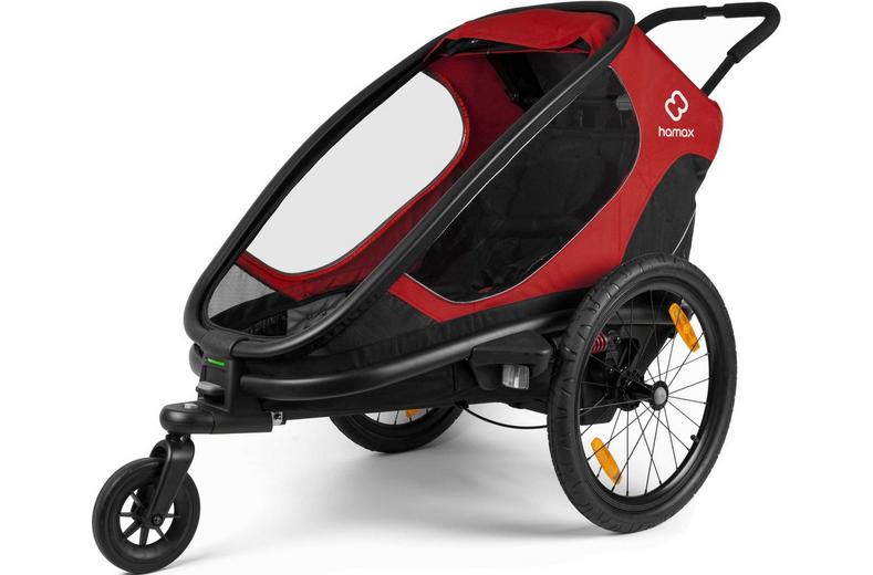 Outback One Child Bike Trailer, Green/Black Outback One Child Bike Trailer, Green/Black