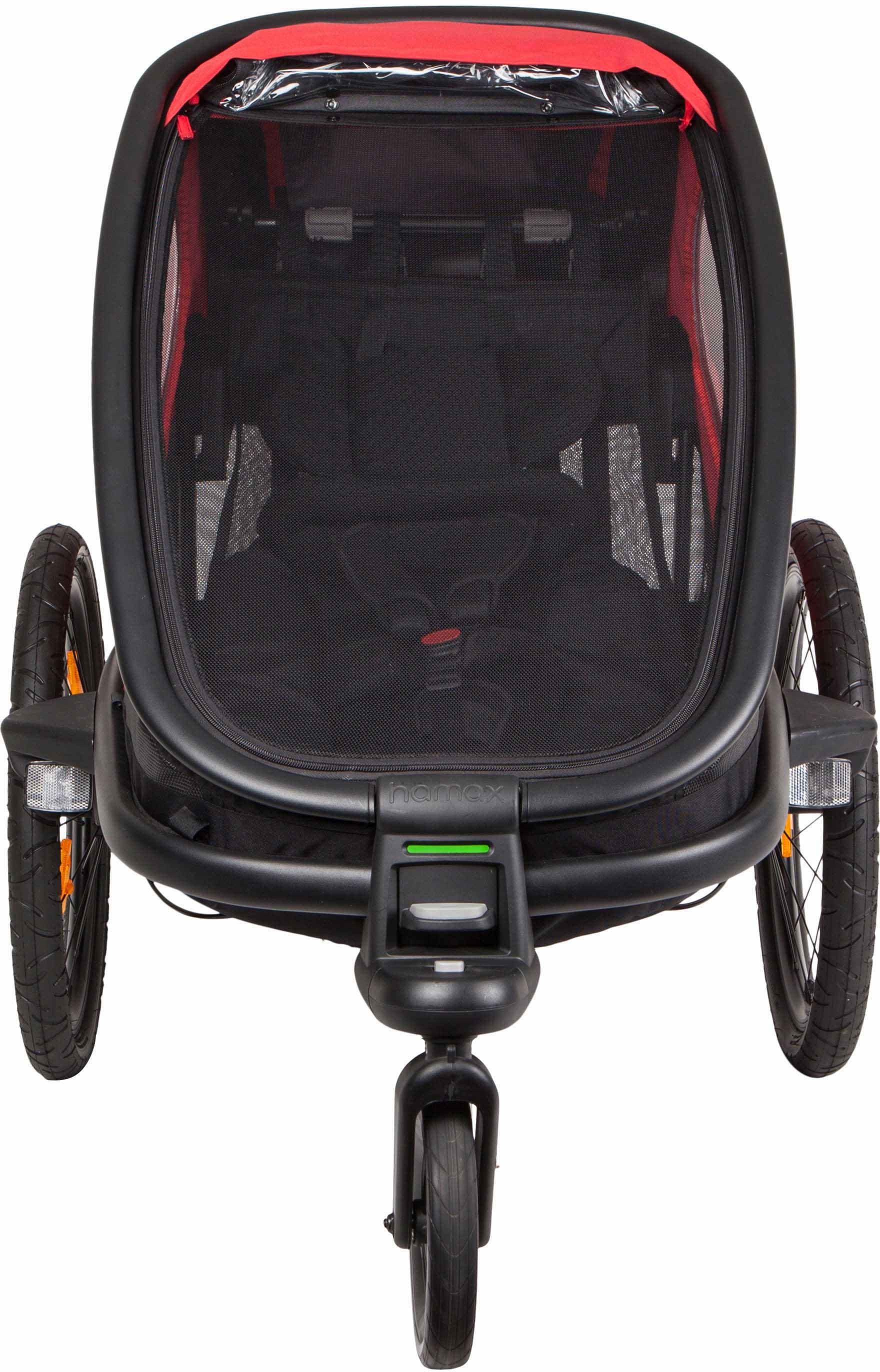 Outback One Child Bike Trailer, Green/Black