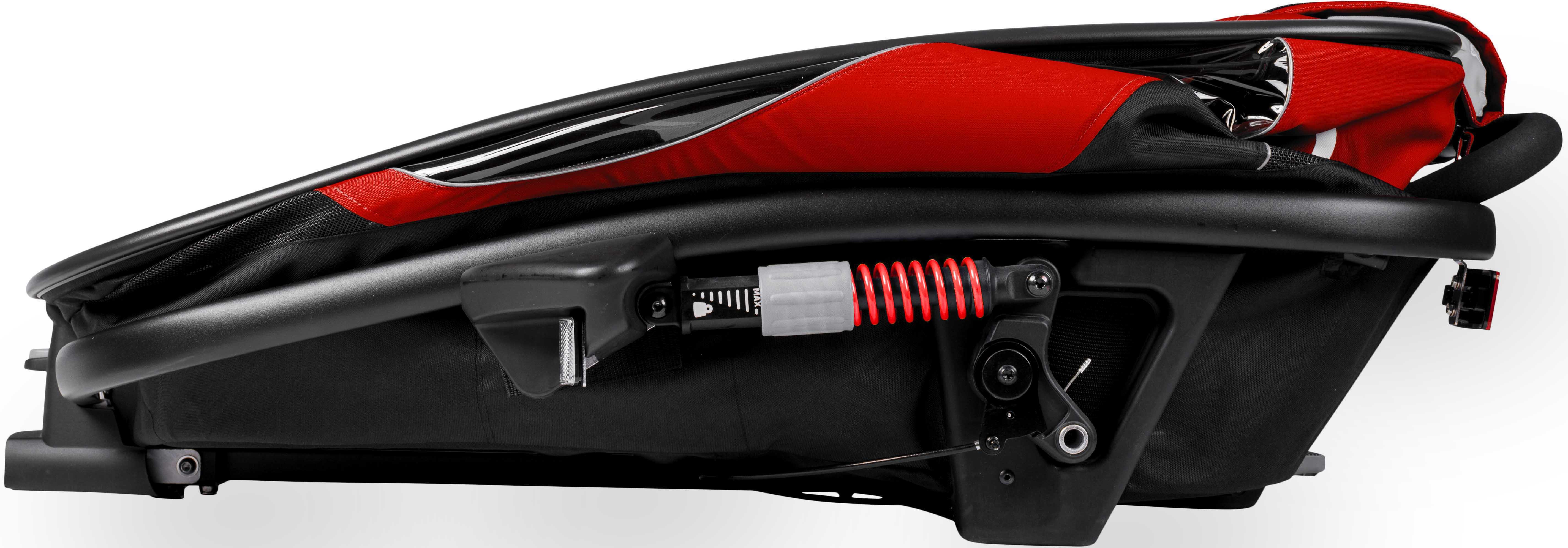 Outback One Child Bike Trailer, Green/Black