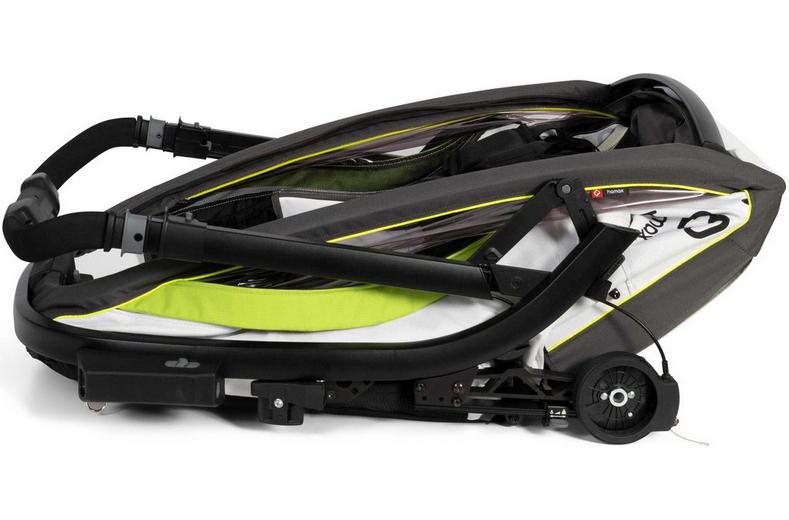 Breeze Twin Bike Trailer, Navy/Cream Breeze Twin Bike Trailer, Navy/Cream