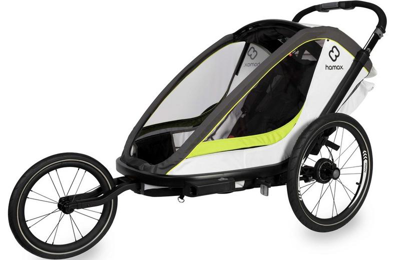 Breeze Twin Bike Trailer, Navy/Cream Breeze Twin Bike Trailer, Navy/Cream