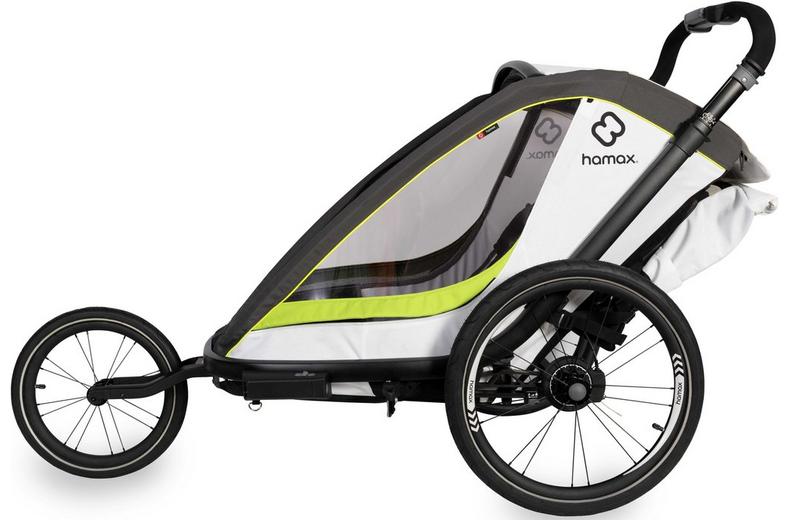 Breeze Twin Bike Trailer, Navy/Cream Breeze Twin Bike Trailer, Navy/Cream