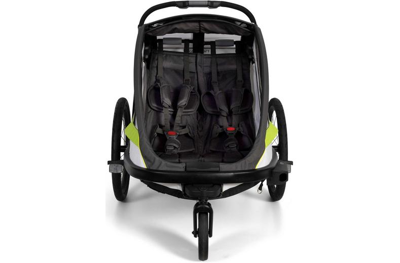 Breeze Twin Bike Trailer, Navy/Cream Breeze Twin Bike Trailer, Navy/Cream