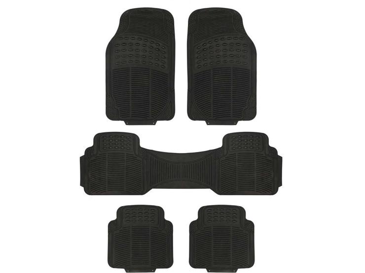Streetwize MPV 7-Seater Durable Rubber Mat Set