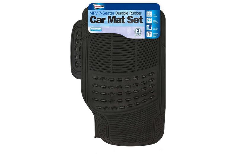 Streetwize MPV 7-Seater Durable Rubber Mat Set Streetwize MPV 7-Seater Durable Rubber Mat Set