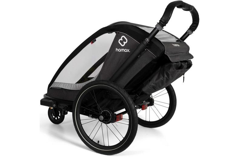 Cocoon Twin Bike Trailer, Green/Black Cocoon Twin Bike Trailer, Green/Black