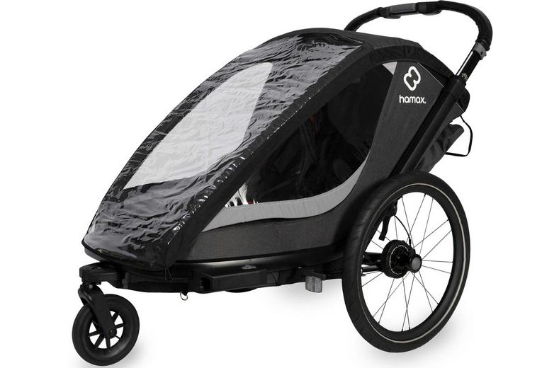 Cocoon Twin Bike Trailer, Green/Black Cocoon Twin Bike Trailer, Green/Black