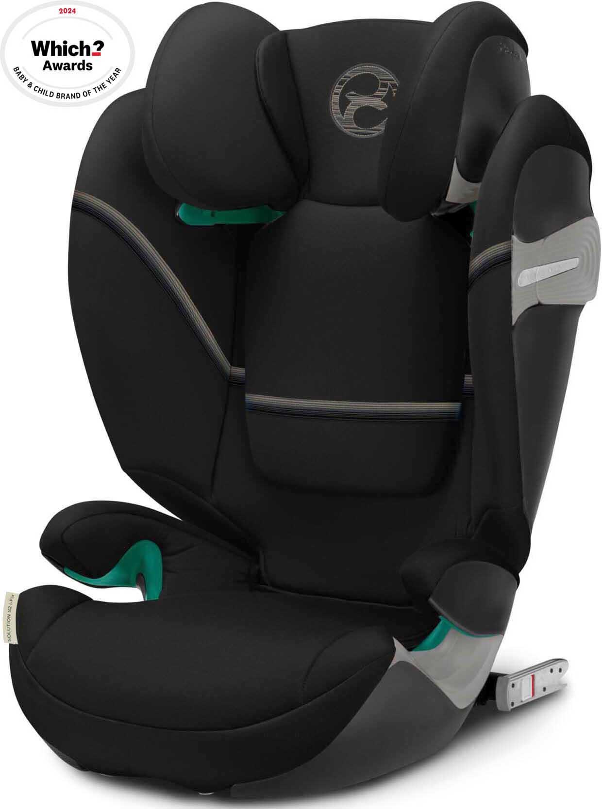 Cybex Solution G i-Fix R129 Car Seat, Moon Black