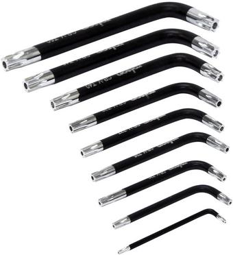 Rolson 9pc Short Arm Star Key Set