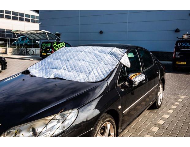 Windshield Cover for Ice and Snow Kit - Windshield Car Snow Cover & Snow  Brush Bundle - Easy Use, Fits All Cars - Car Winter Accessories - Frost  Guard