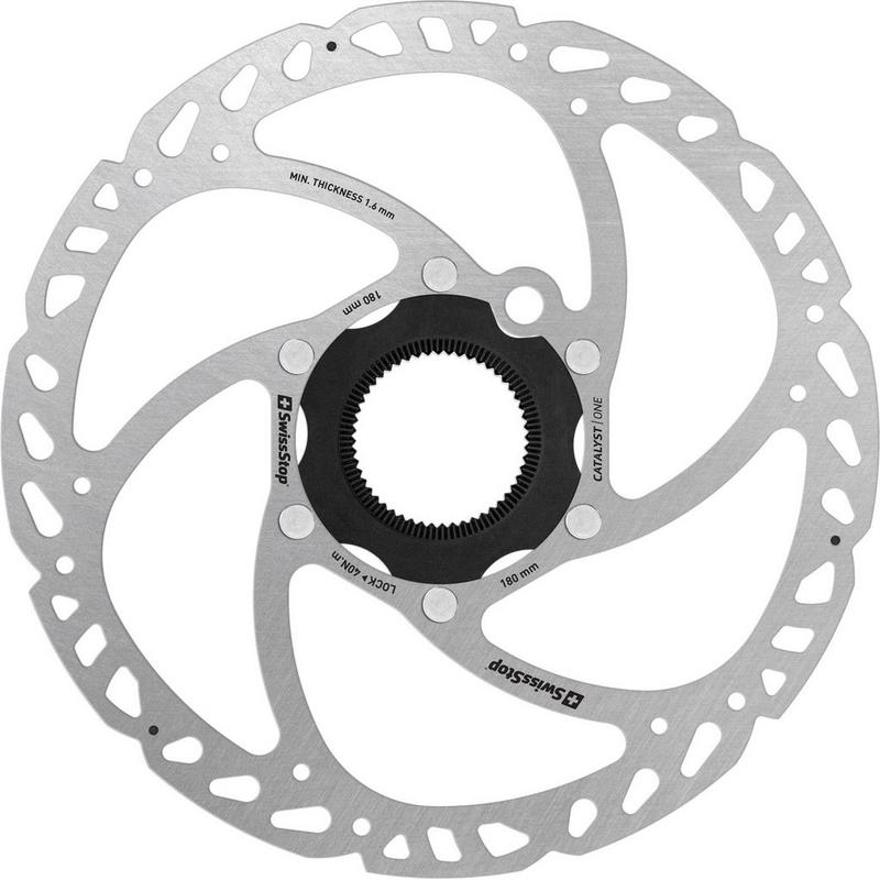 Halfords SwissStop Swissstop Catalyst One Disc Rotor Centre Lock, 180Mm | Extra 8% off for BC Members