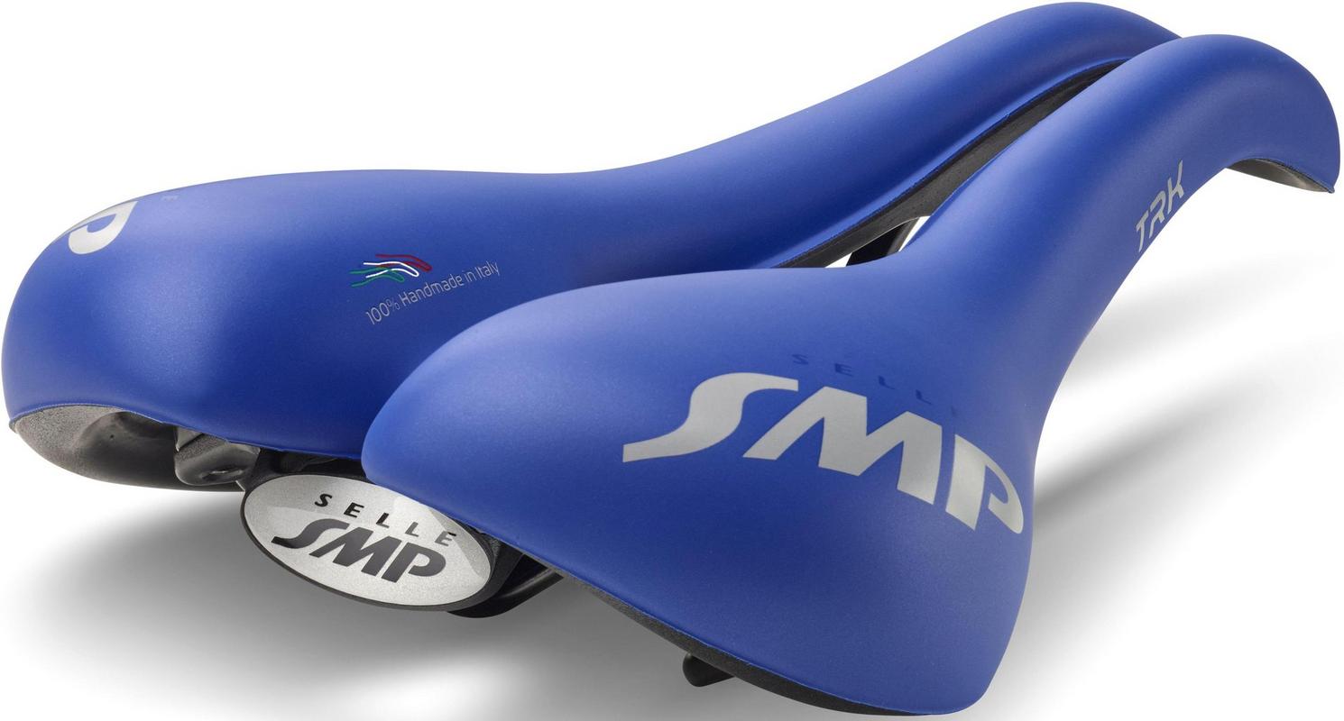 Halfords Selle SMP Selle Smp Trk Saddle - Large - Blue | Extra 8% off for BC Members