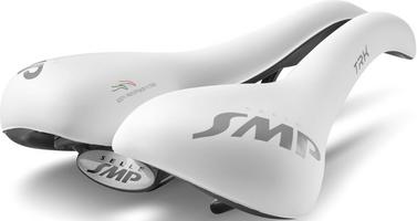 Halfords Selle SMP Selle Smp Trk Saddle - Medium - White | Extra 8% off for BC Members