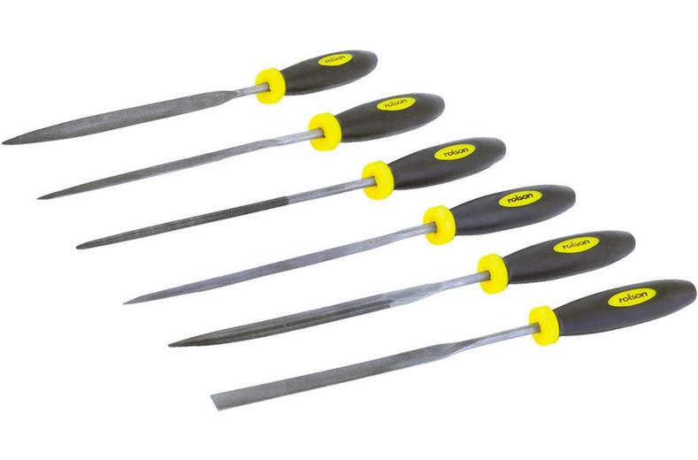 Rolson 6pc 140mm Needle File Set Rolson 6pc 140mm Needle File Set