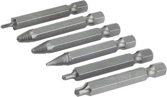 Rolson 6pc Damaged Screw & Bolt Remover