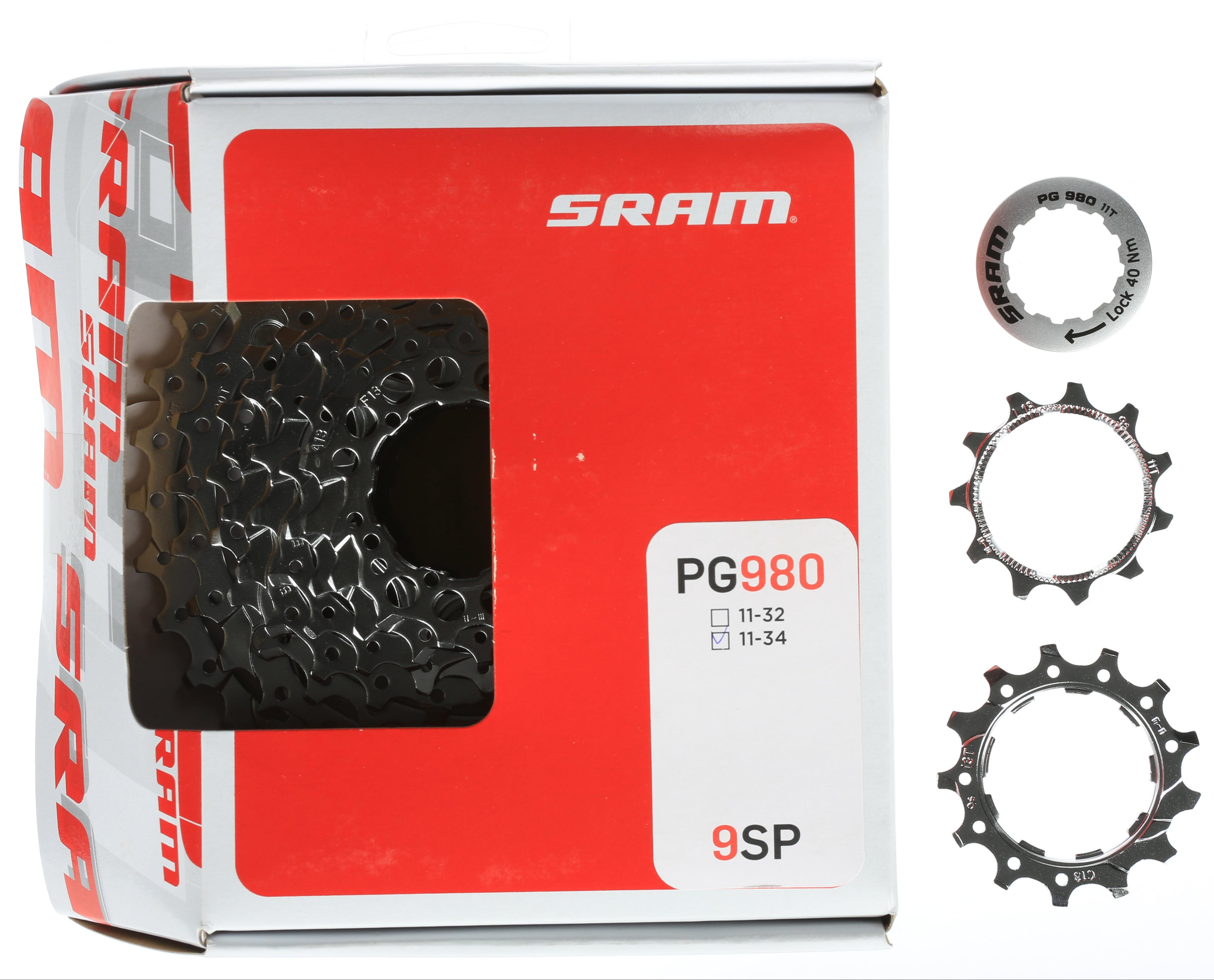 SRAM PG-980 9 Speed Cassette 11-34