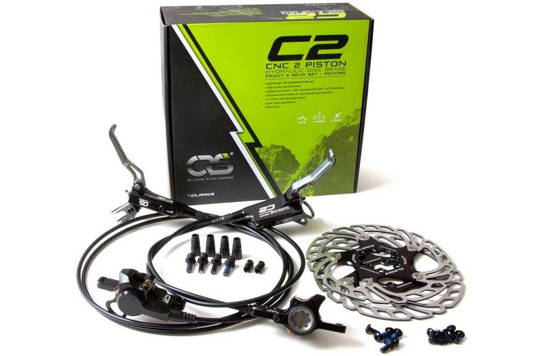 Clarks CRS C2 CNC 2 Piston Hydraulic Disc Brake Set Clarks CRS C2 CNC 2 Piston Hydraulic Disc Brake Set