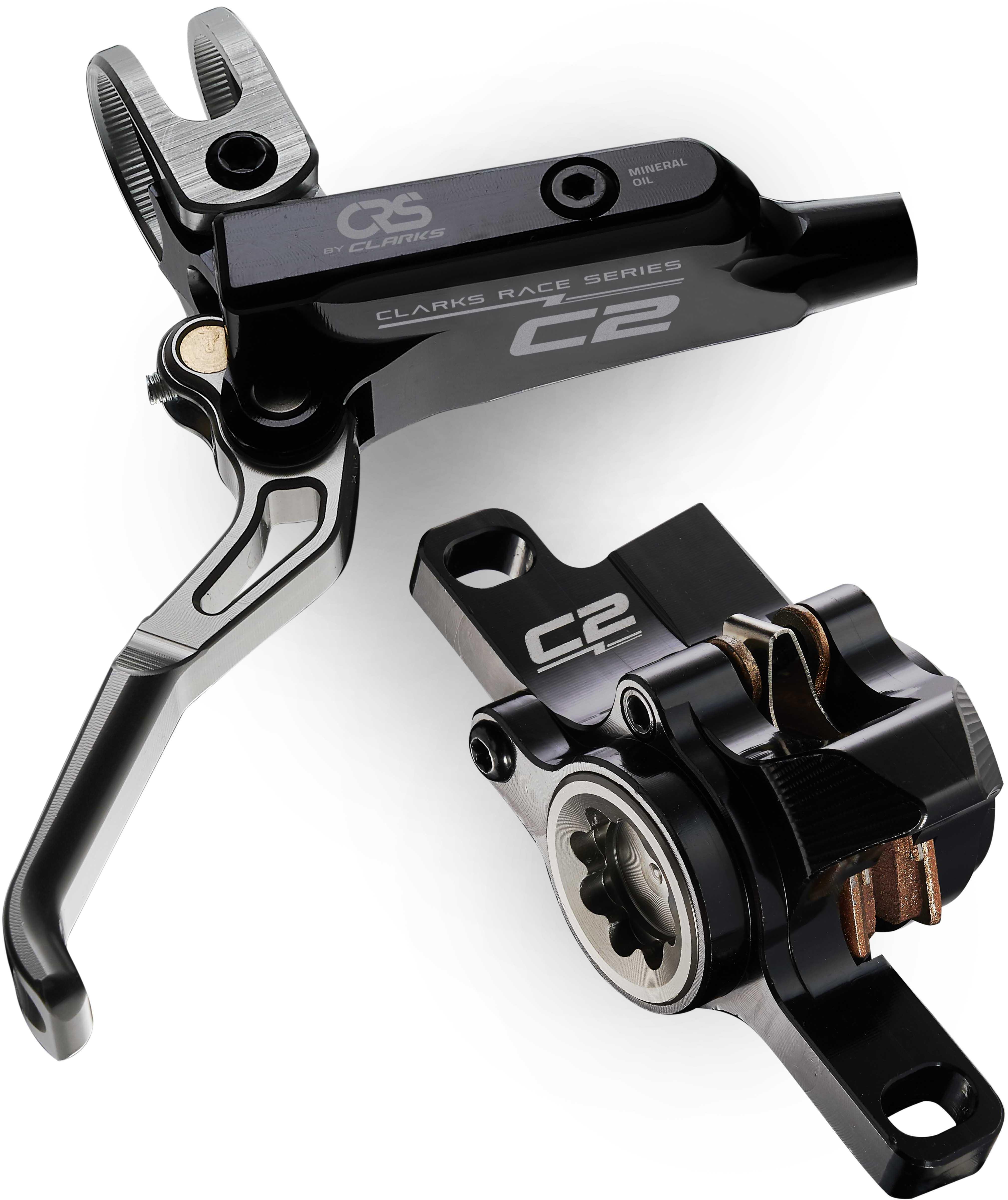 Clarks CRS C2 CNC 2 Piston Hydraulic Disc Brake Set
