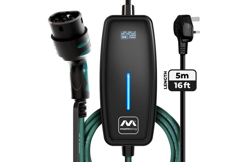 Masterplug Mode 2 EV Charge Cable 5m UK 13A Plug to Type 2 Masterplug Mode 2 EV Charge Cable 5m UK 13A Plug to Type 2