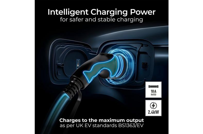 Masterplug Mode 2 EV Charge Cable 10m UK 13A Plug to Type 2 Masterplug Mode 2 EV Charge Cable 10m UK 13A Plug to Type 2