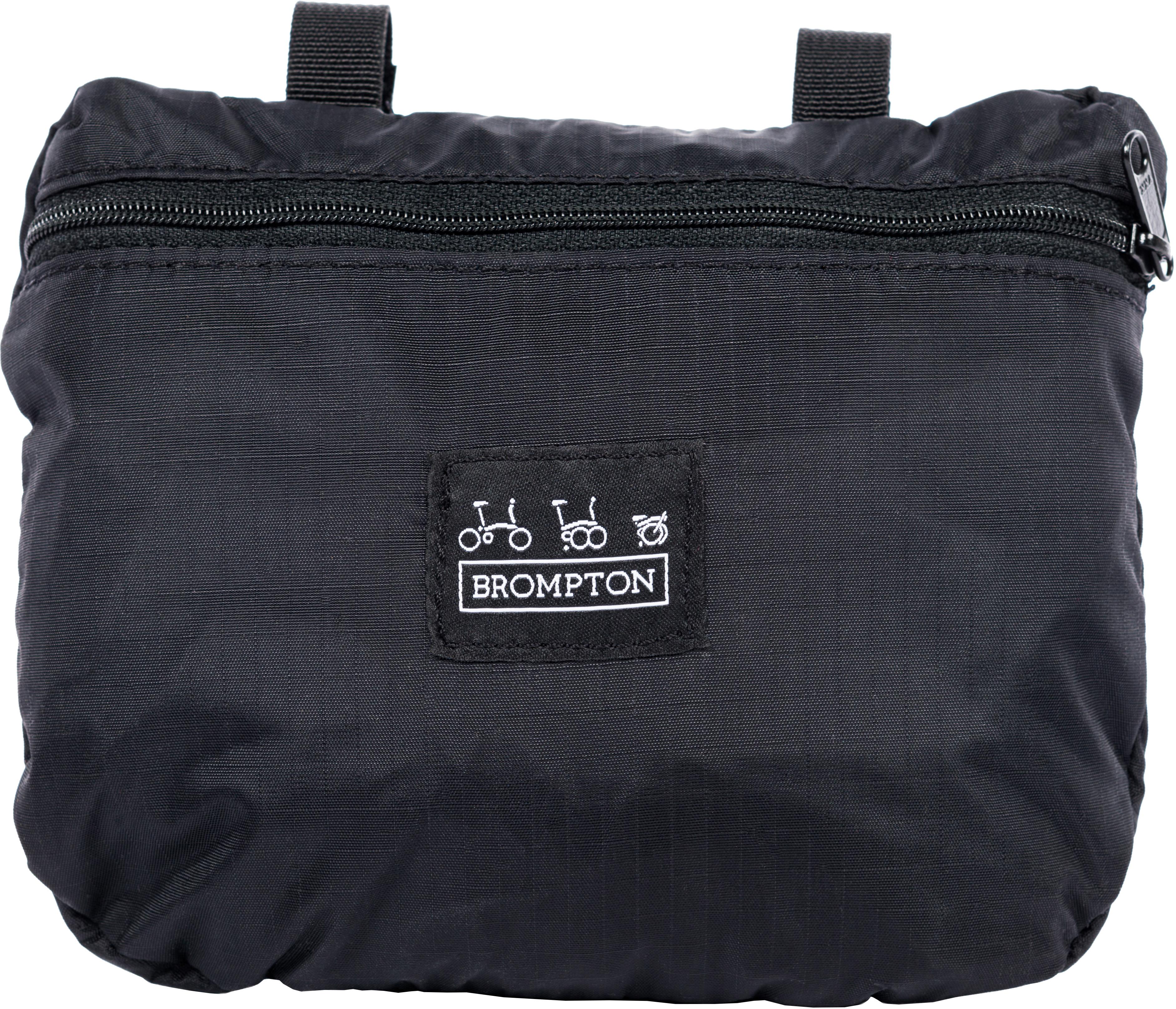 Brompton Bike Cover, c/w Saddle Bag - Black