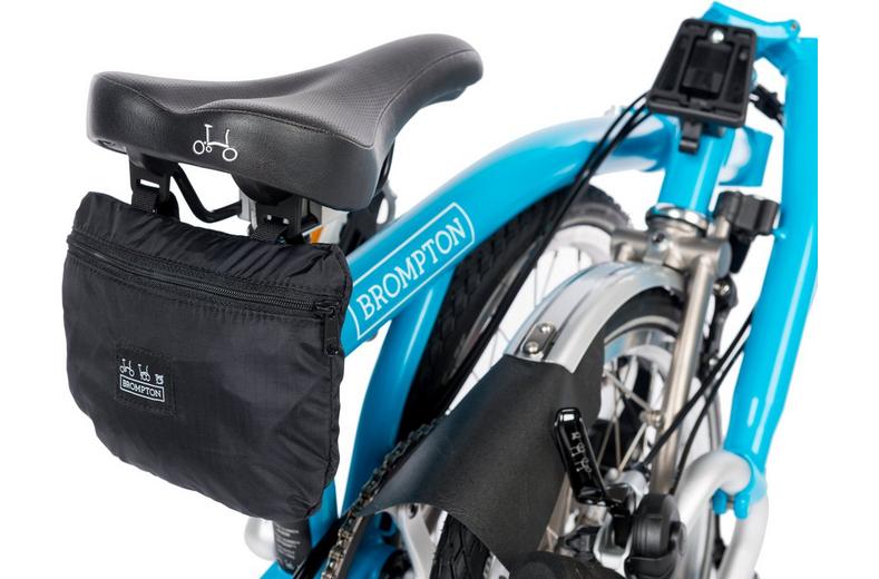 Brompton Bike Cover, c/w Saddle Bag - Black Brompton Bike Cover, c/w Saddle Bag - Black
