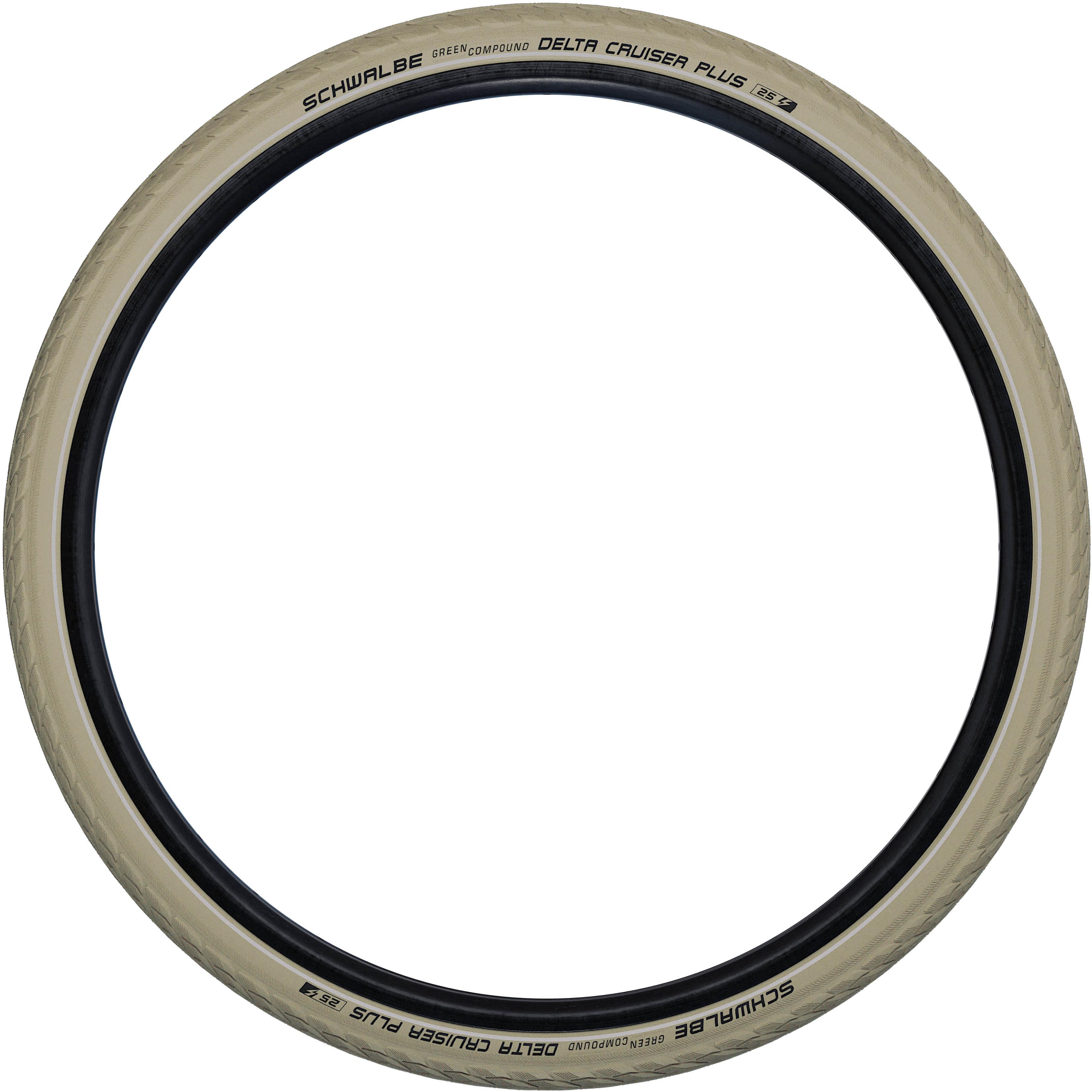 Schwalbe Delta Cruiser Plus Bike Tyre 700x35c Black/Reflex