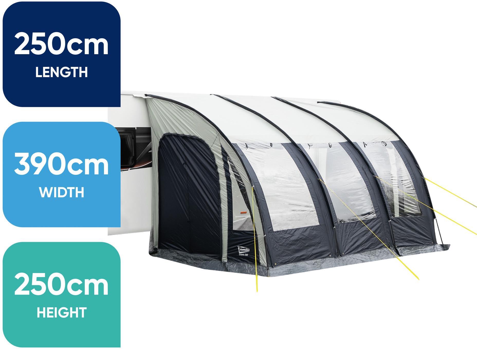 Leisurewize 390 Charcoal Ontario Awning