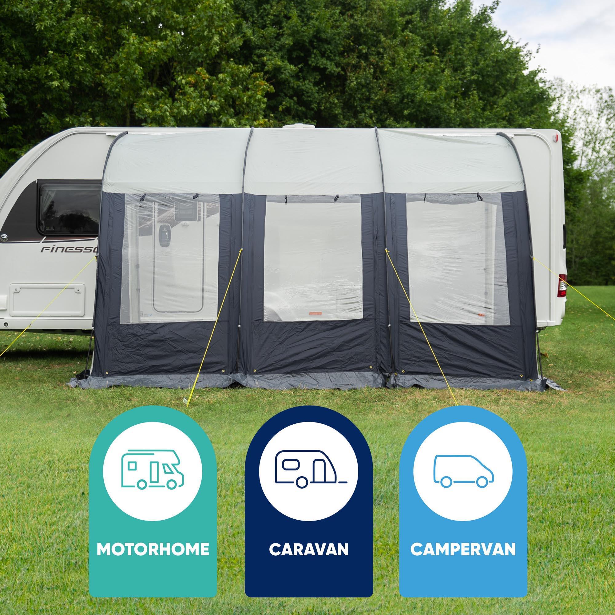 Leisurewize 390 Charcoal Ontario Awning