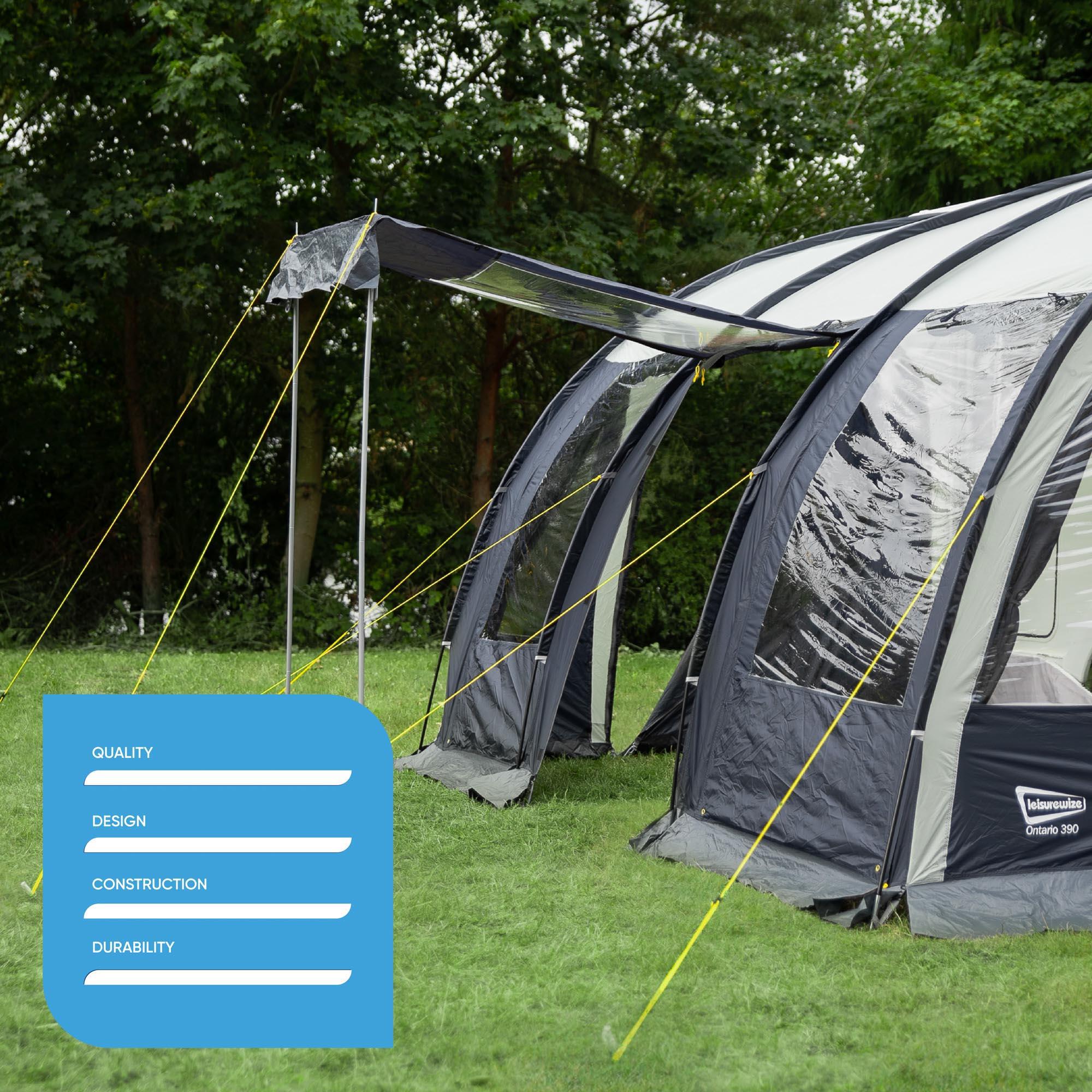 Leisurewize 390 Charcoal Ontario Awning