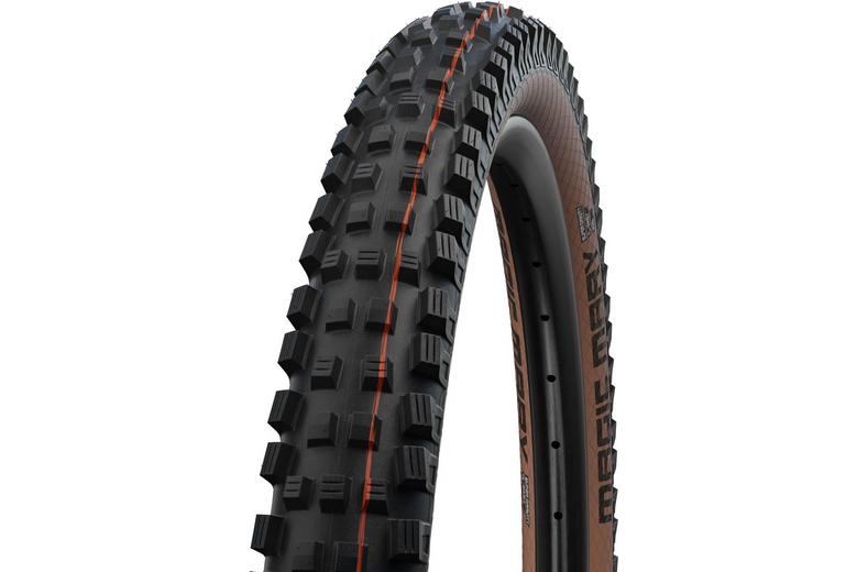 Schwalbe Magic Mary Evolution Super Gravity MTB Tyre 27.5x2.40" Bronze Sidewall Addix Soft Schwalbe Magic Mary Evolution Super Gravity MTB Tyre 27.5x2.40" Bronze Sidewall Addix Soft