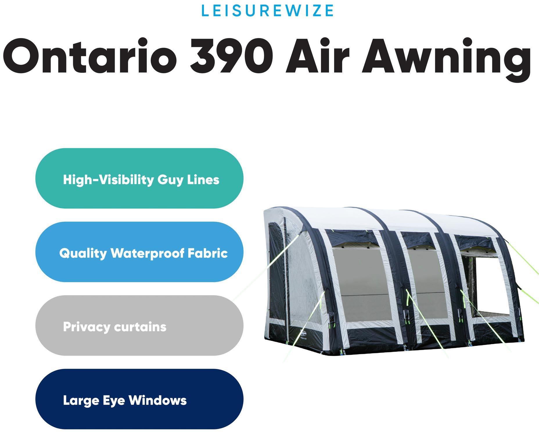 Leisurewize 390 Ontario Air Awning