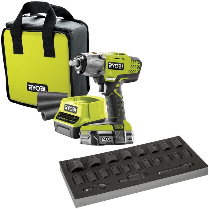 Ryobi Socket Wrench Set