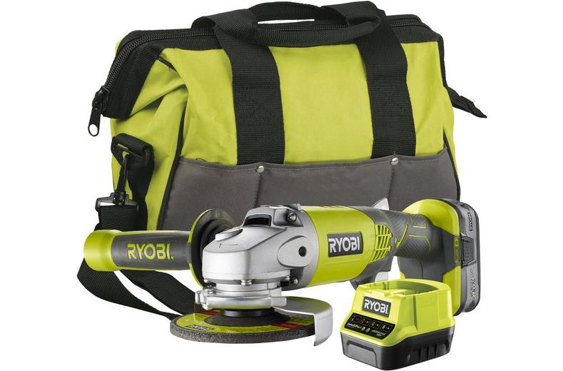 Ryobi 18V ONE+ Angle Grinder Starter Kit (1x4.0Ah) Ryobi 18V ONE+ Angle Grinder Starter Kit (1x4.0Ah)