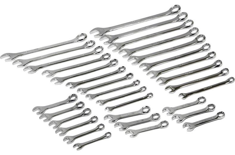 Rolson 32pc Spanner Set CRV Polished Rolson 32pc Spanner Set CRV Polished
