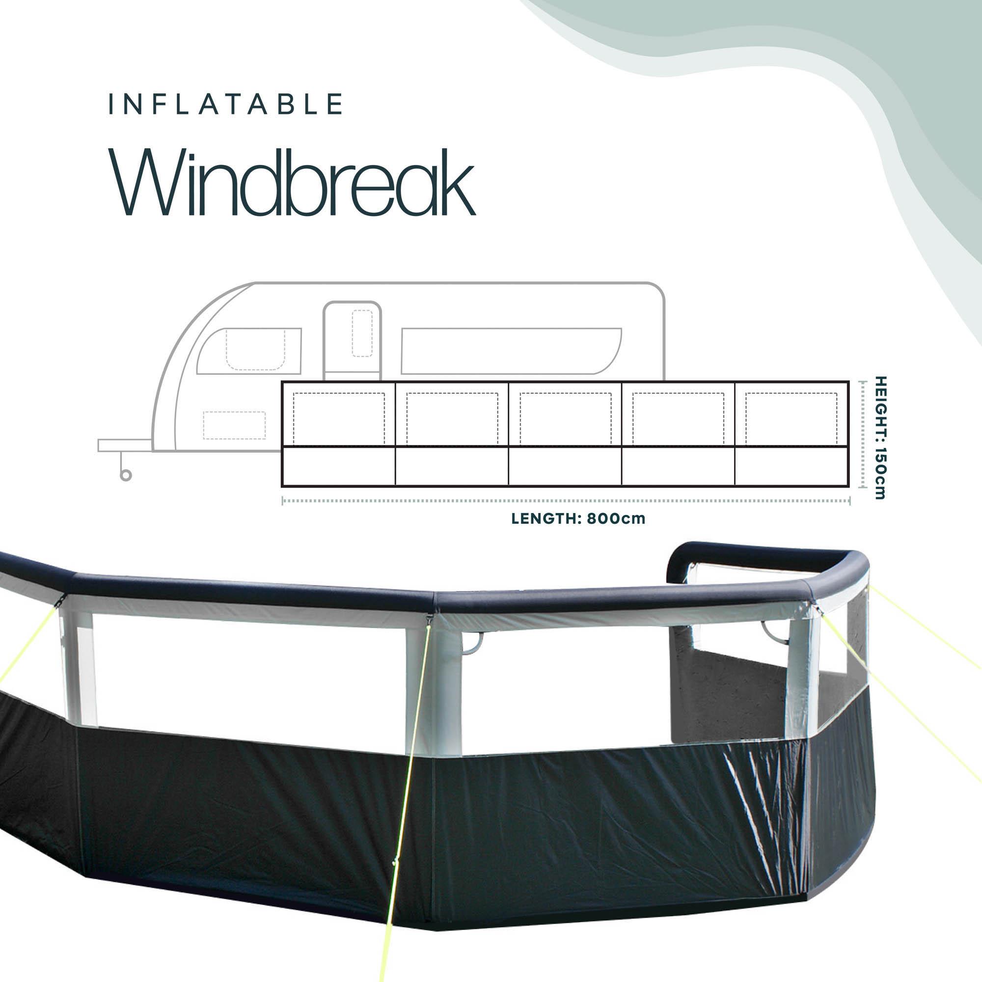 Leisurewize 8000 Inflatable Windbreak