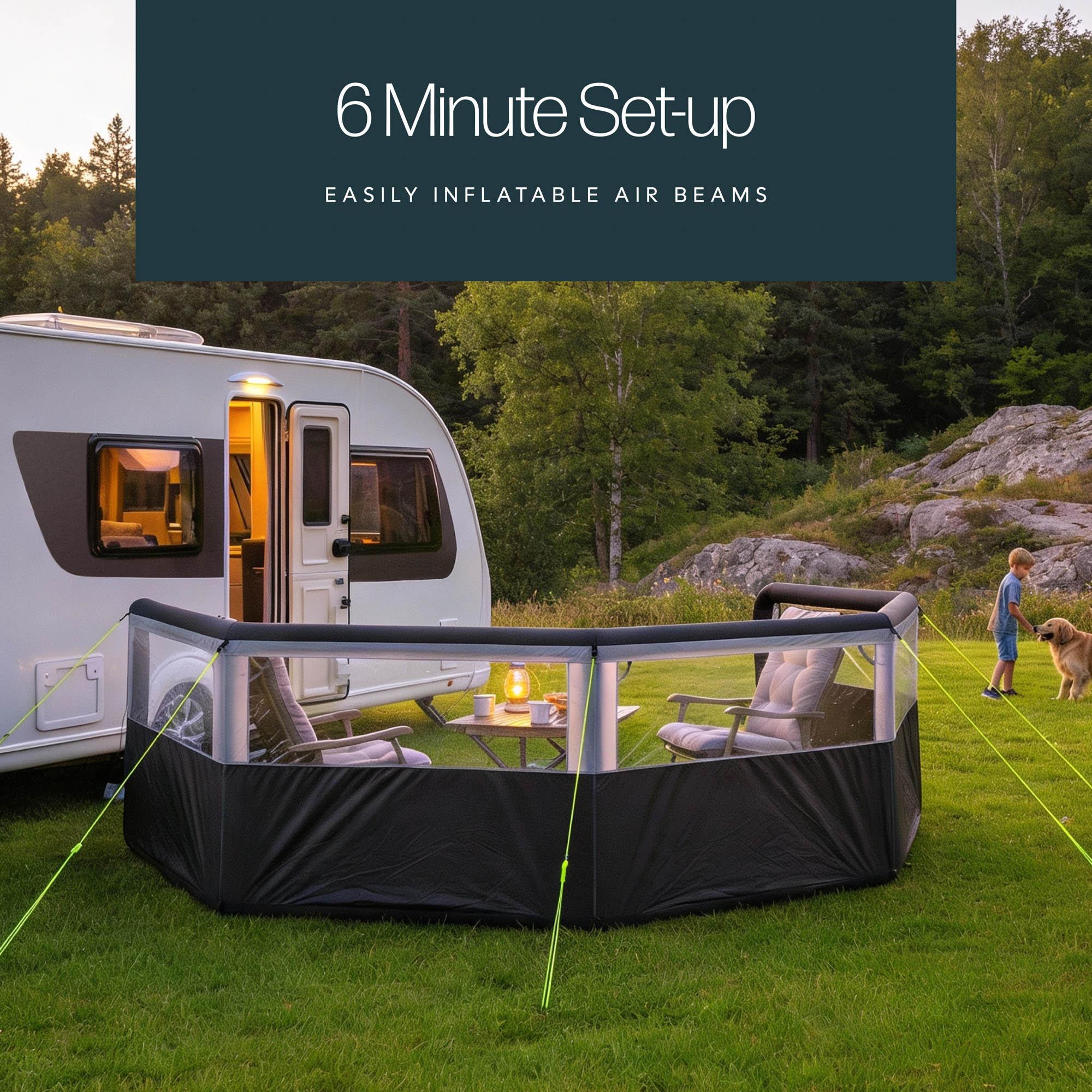 Leisurewize 8000 Inflatable Windbreak
