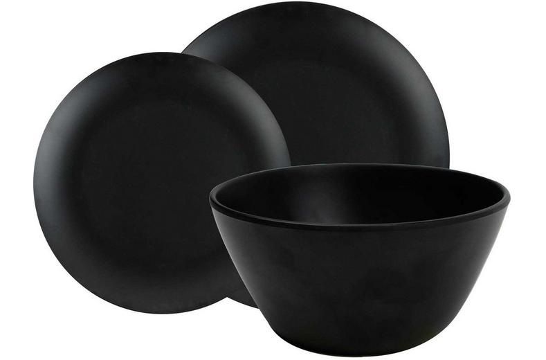 Leisurewize 12 Piece Melamine Set - Shale Leisurewize 12 Piece Melamine Set - Shale
