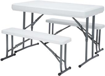 Leisurewize Picnic Table and Bench Set Halfords UK